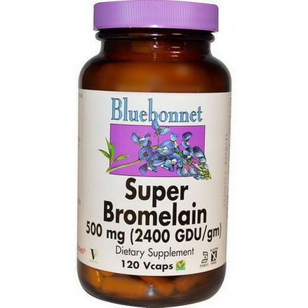Bluebonnet Nutrition, Super Bromelain, 500mg, 120 Vcaps