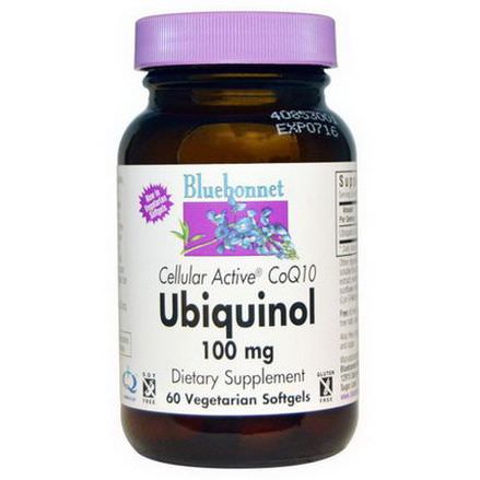 Bluebonnet Nutrition, Ubiquinol, Cellular Active CoQ10, 100mg, 60 Softgels