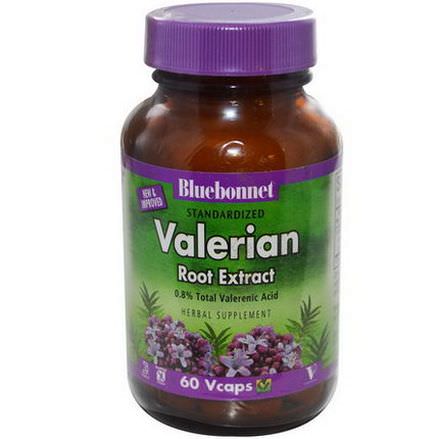 Bluebonnet Nutrition, Valerian Root Extract, 60 Vcaps