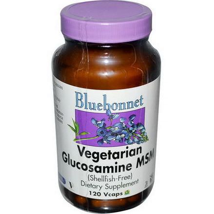 Bluebonnet Nutrition, Vegetarian Glucosamine MSM, 120 Vcaps
