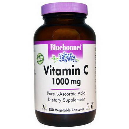Bluebonnet Nutrition, Vitamin C, 1000mg, 180 Veggie Caps