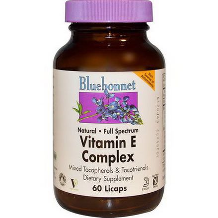 Bluebonnet Nutrition, Vitamin E Complex, 60 Licaps