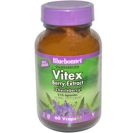 Bluebonnet Nutrition, Vitex Berry Extract, 60 Vcaps