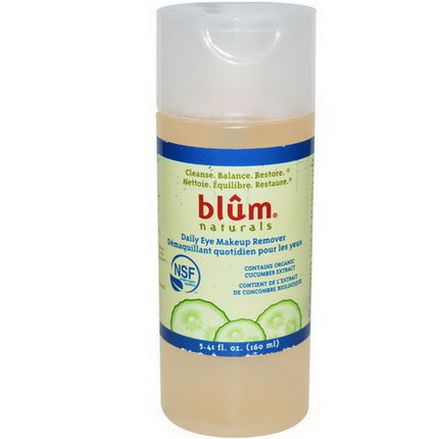 Blum Naturals, Daily Eye Makeup Remover 160ml