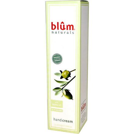 Blum Naturals, Hand Cream with Jojoba Oil 100ml