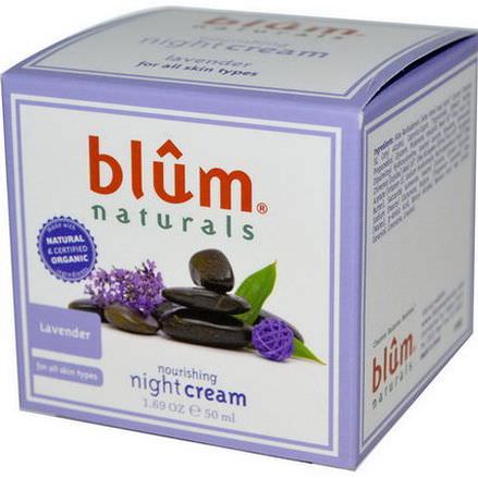 Blum Naturals, Nourishing Night Cream, Lavender 50ml