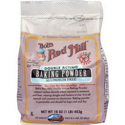 Bob's Red Mill, Baking Powder, Gluten Free 453g