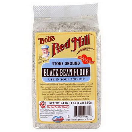 Bob's Red Mill, Black Bean Flour 680g