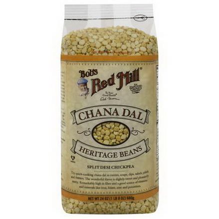 Bob's Red Mill, Chana Dal, Heritage Beans 680g