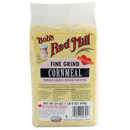 Bob's Red Mill, Cornmeal, Fine Grind 680g