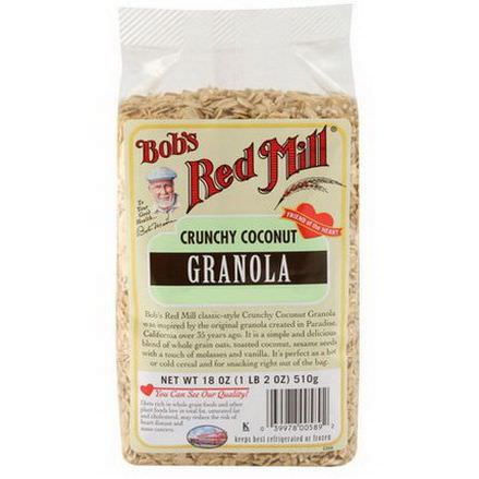 Bob's Red Mill, Crunchy Coconut Granola 510g