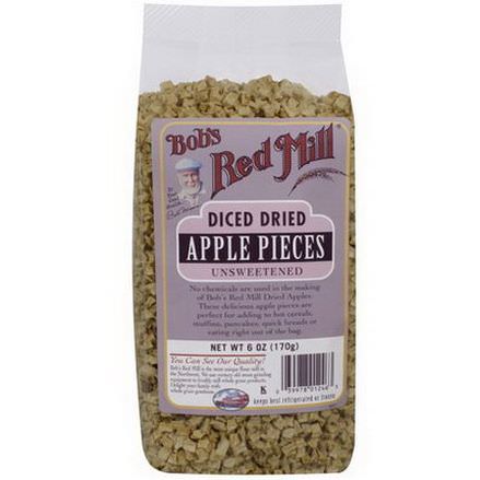 Bob's Red Mill, Diced Dried Apple Pieces, Unsweetened 170g