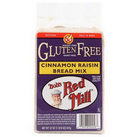 Bob's Red Mill, Gluten Free Cinnamon Raisin Bread Mix 623g