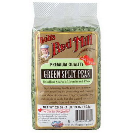 Bob's Red Mill, Green Split Peas 822g