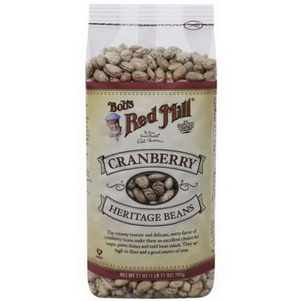 Bob's Red Mill, Heritage Beans, Cranberry 765g