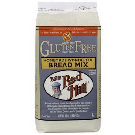 Bob's Red Mill, Homemade Wonderful Bread Mix, Gluten Free 453g