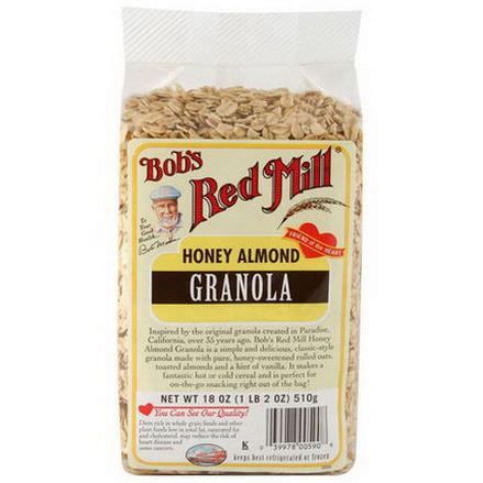 Bob's Red Mill, Honey Almond Granola 510g