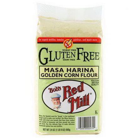 Bob's Red Mill, Masa Harina Golden Corn Flour, Gluten Free 680g