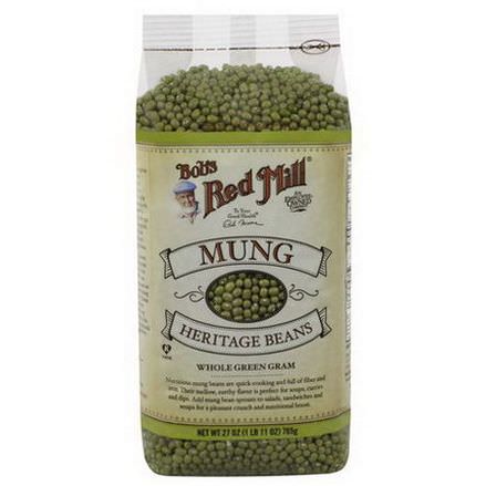 Bob's Red Mill, Mung, Heritage Beans 765g