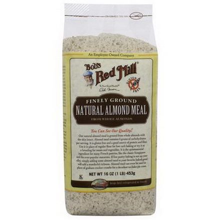 Bob's Red Mill, Natural Almond Meal, Finely Ground 453g