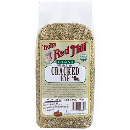 Bob's Red Mill, Organic, Cracked Rye, Whole Grain 793g