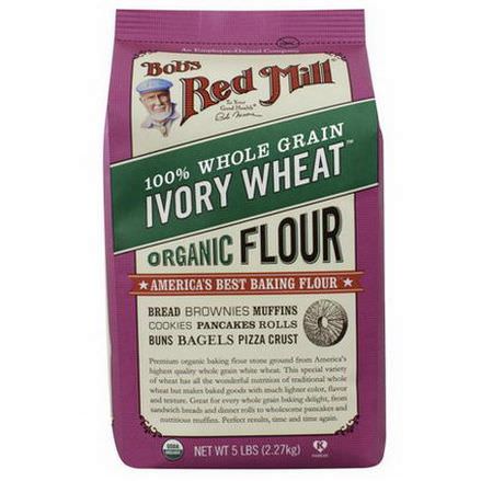Bob's Red Mill, Organic Ivory Wheat Flour 2.27 kg