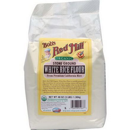Bob's Red Mill, Organic White Rice Flour 1.36 kg