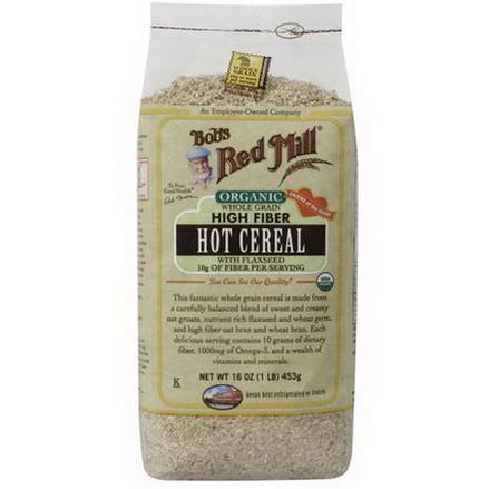 Bob's Red Mill, Organic Whole Grain High Fiber Hot Cereal with Flaxseed 453g