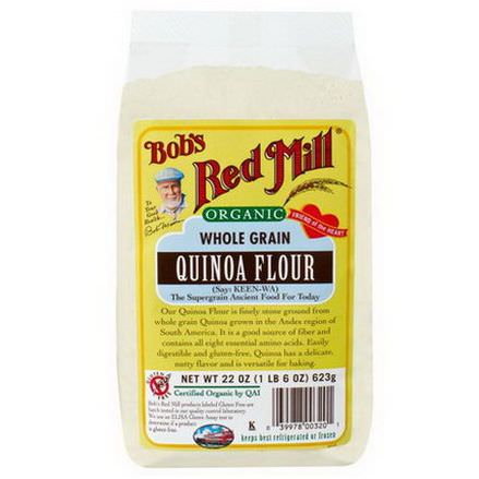 Bob's Red Mill, Organic Whole Grain Quinoa Flour 623g