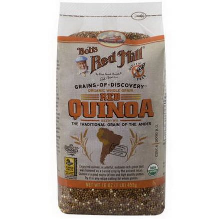 Bob's Red Mill, Organic Whole Grain Red Quinoa 453g