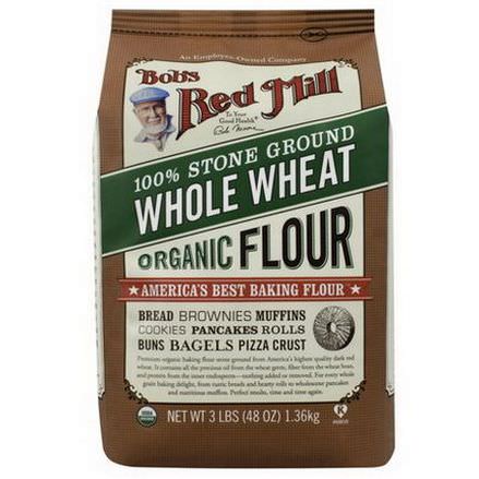 Bob's Red Mill, Organic Whole Wheat Flour 1.36 kg