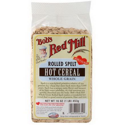 Bob's Red Mill, Rolled Spelt, Hot Cereal 453g