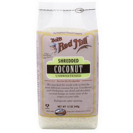 Bob's Red Mill, Shredded Coconut, Unsweetened 340g