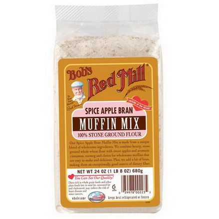 Bob's Red Mill, Spice Apple Bran Muffin Mix 680g