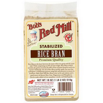 Bob's Red Mill, Stabilized Rice Bran 510g