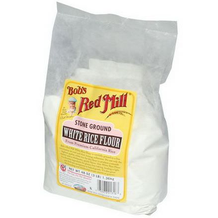 Bob's Red Mill, Stone Ground White Rice Flour, Gluten Free 1.36 kg