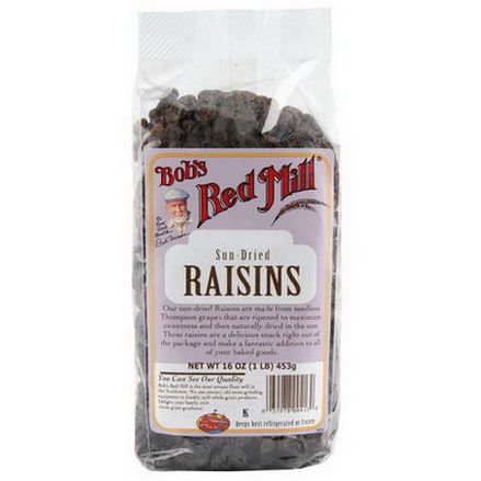 Bob's Red Mill, Sun Dried Raisins 453g