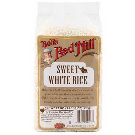 Bob's Red Mill, Sweet White Rice 765g