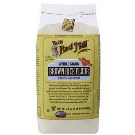 Bob's Red Mill, Whole Grain Brown Rice Flour 680g
