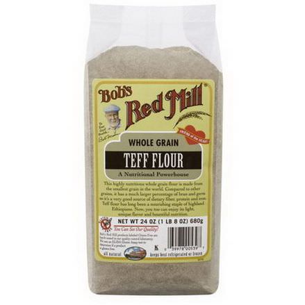 Bob's Red Mill, Whole Grain Teff Flour 680g