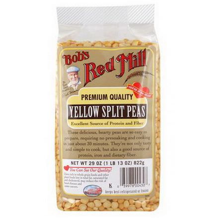 Bob's Red Mill, Yellow Split Peas 822g