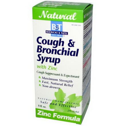 Boericke&Tafel, Cough&Bronchial Syrup, with Zinc, 8 fl oz