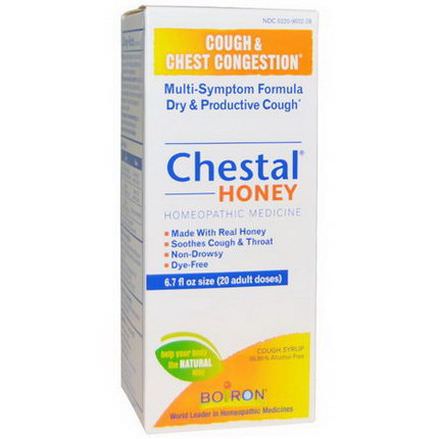 Boiron, Chestal Honey, Cough&Chest Congestion, 6.7 fl oz