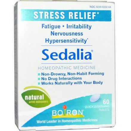 Boiron, Sedalia, Stress Relief, 60 Quick-Dissolving Tablets