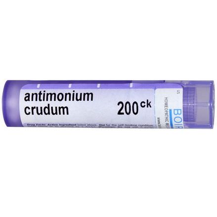 Boiron, Single Remedies, Antimonium Crudum, 200CK, Approx. 80 Pellets