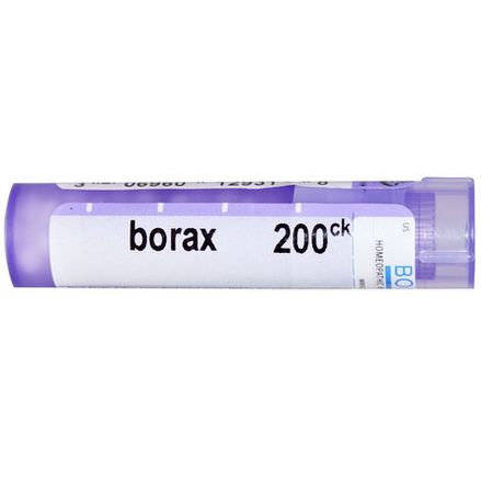 Boiron, Single Remedies, Borax, 200 CK, Approx 80 Pellets