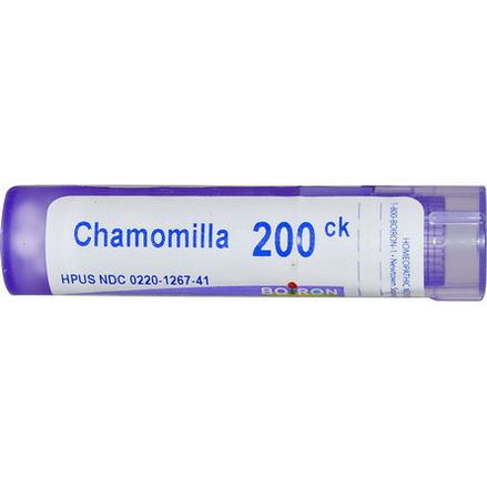 Boiron, Single Remedies, Chamomilla, 200CK, Approx 80 Pellets