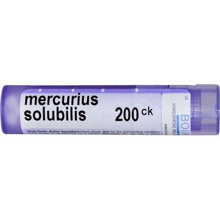 Boiron, Single Remedies, Mercurius Solubilis, 200CK, Approx 80 Pellets