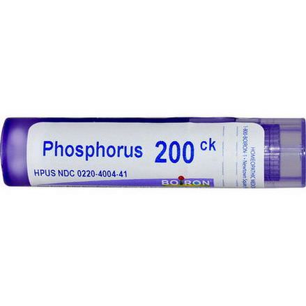 Boiron, Single Remedies, Phosphorus, 200CK, Approx 80 Pellets