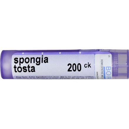Boiron, Single Remedies, Spongia Tosta, 200CK, Approx 80 Pellets
